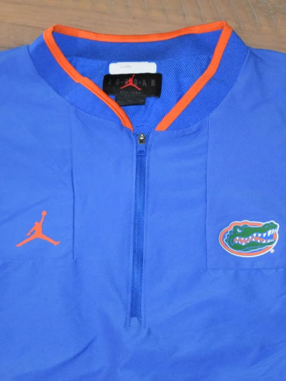 Nike Jordan Florida Gators Coaches Team Issued 1/4 Zip Pullover Jacket Shirt XXL